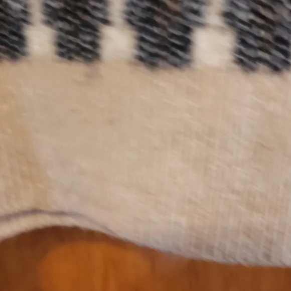 Frye Cream and Brown Geometric Women's Sweater Large - Picture 7 of 11